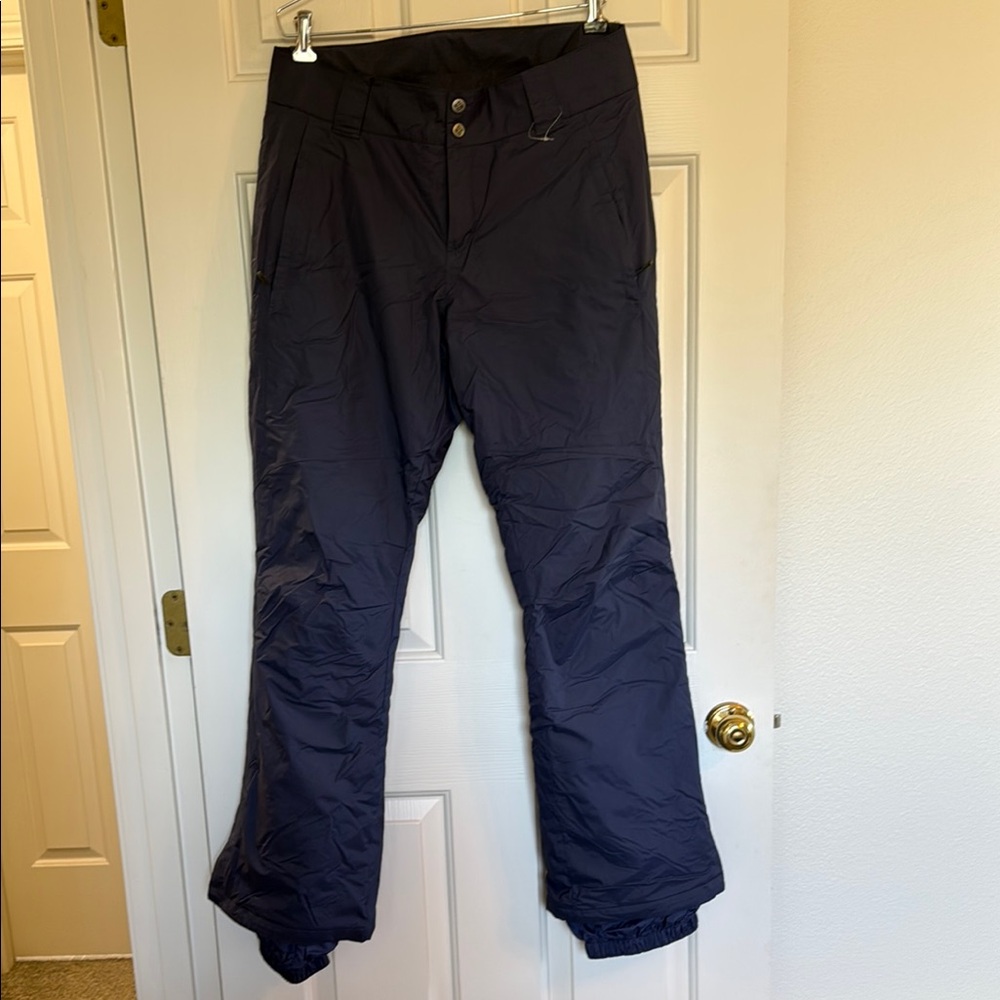Columbia Blue Snow Pants Water-Resistant Durable